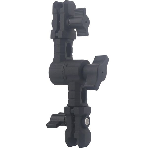 Rigdance Double 20mm Socket Rosette Joint Arm - Aluminum 360° Adjustable Adapter | Triple Rotation Points | Compatible with Bulletpoint Mounting Solutions (6.3")