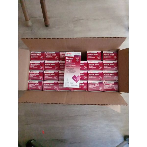 24 PK CVS Health Original NASAL MIST 12 Hour Pump Nasal Decongestant EXP 2/21/26