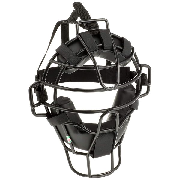 ZETT BLM7175A Baseball Umpire Mask for Boys Soft Baseball, Black (1900)