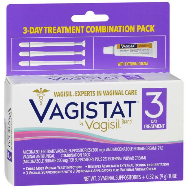 Vagistat 3 Day Yeast Infection Treatment for Women Relieve External Itching 3CT+