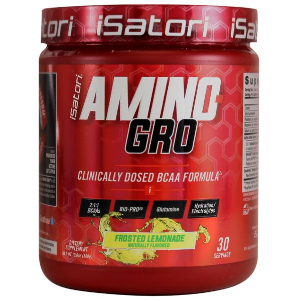 iSatori Amino-GRO-BCAA's with Glutamine and Bio-Active Peptides - Lemonade