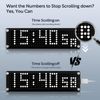 NPHMbM WiFi Digital Clock|ESP8266 LED Matrix NTP Clock with Time Sync, Customizable Sync Frequency, Disable Leading Zero, and Scrolling Effect Control | Perfect Desk Gadget