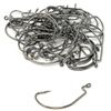 eeldog Offset Hooks Set for Bass Worm Soft Lures (4/0, 50 Pieces)