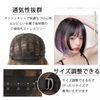 Villo Wig, Princess Cut, Inner Color, Short, Pink, Black Hair, Straight Wig, Cosplay, Natural, Cross-Dressing, Wig, Gift Box Included (Purple)