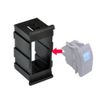 E Support Black Car Toggle Switch Rocker Switch Housing Holder #6