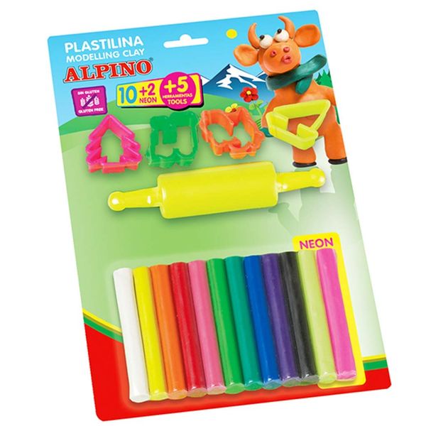 Alpino dp000052 - Blister Pack of 12 Rollitos Clay