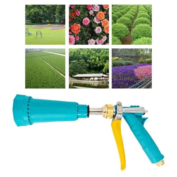 Garden Hose Nozzle High Pressure Adjustable for Lawn Showering Pets