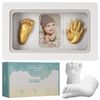 La Premura Baby Keepsake Hand Casting Kit with Shadow Box Frame - Plaster Han...