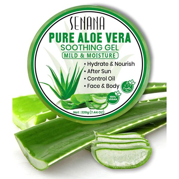 Aloe Infusion Body and Face Moisturizer - Natural Moisturizing Cream with Aloe Vera - Skin Care for Dry Skin, Anti Wrinkle, Acne Scars, Rosacea, Psoriasis Eczema Cream Lotion Unisex (1 PACK)