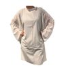 Nebur Cape Coat 1008 – Band Sluiting Wit