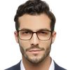 MARE AZZURO Reading Glasses Men 3.50 Stylish Readers 3.5 Strength Fashion Reader Glasses 350 for Male