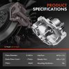 Brake Caliper Front Left& Right for Ford Focus High LX All Submodel 2004-2007