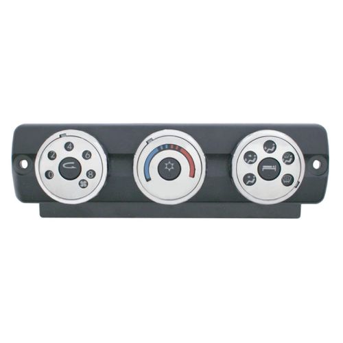 Chrome AC Heater Dash Control Knob Covers for 2008-2017 Freightliner Cascadia