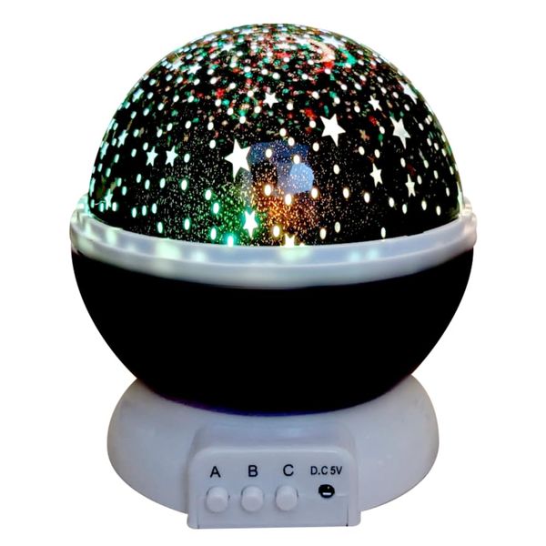 Digital Land DL-YU249 Star Projector Light, Planetarium Room Light, 360 Degree Rotation, Multi Color Changing