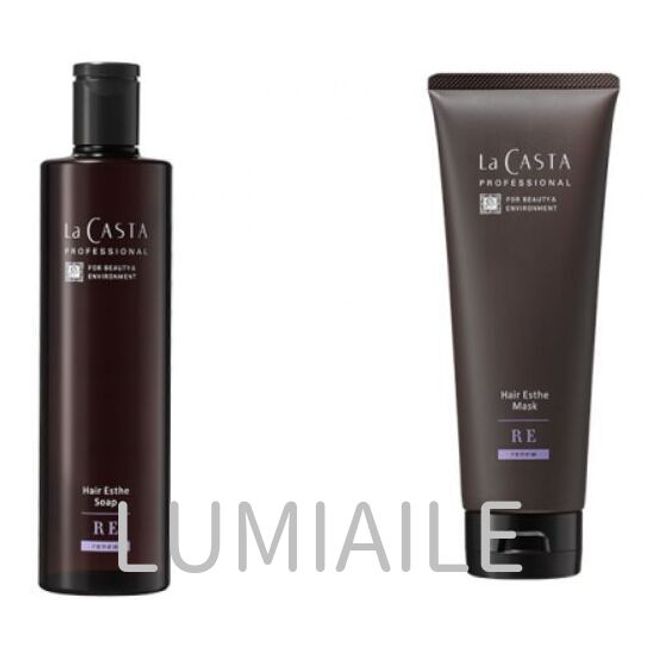 [Set of 2] La CASTA Hair Esthetic Soap RE 300ml/Mask RE 230g [La CASTA PROFESSIONAL]