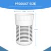 Water Pitcher Replacement Filter Pack Compatible with Alexapure Pitcher Groundbreaking Water Filtration System, 4 Packs