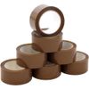 Brown Packaging Packing Tape for Parcels and Boxes 48mm x 66m, 12 Rolls