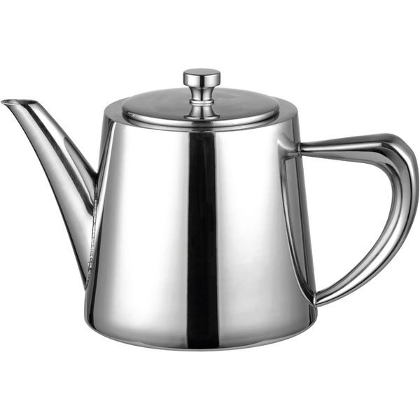 Café Olé DW-018 Derwent Teapot, Stainless Steel, 18oz (500ml), 2 Cup