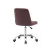VERSA Nail Technician Stool Adjustable Height 18" to 24", Burgundy