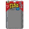 Flex Tape Mini Super Strong Waterproof Tape 3''x4'', rubberized adhesive, Clear