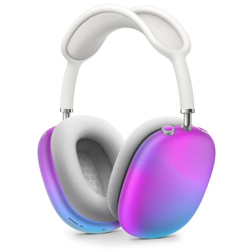 Design Skinz Neon Holographic V1 Skin Decorative Vinyl Case Cover Decal Full-Body Wrap Kit Compatible with Apple AirPods Pro Max Bluetooth Wireless Headphones