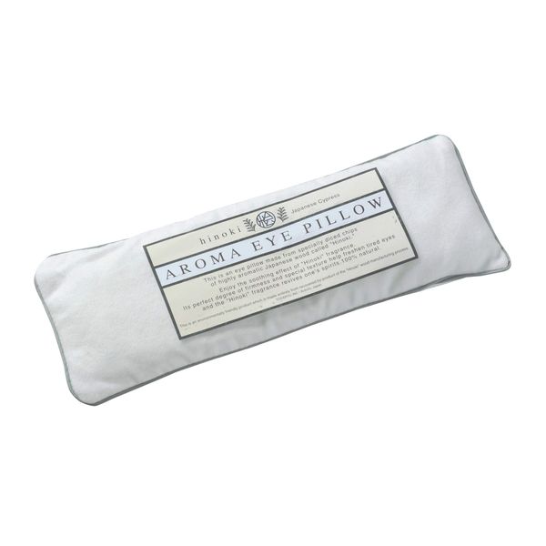 Sakai Sangyo Hinoki Aroma Eye Pillow, Approx. 3.9, 10.2, 10.2, 0.8 inches (10, 26, 2 cm), Sleeping Assistant Pillow, Sleeping Assisted Sleep, Made in Japan