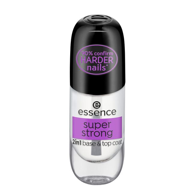 Base Top Coat 2 en 1 Super Strong: 1 Unidad