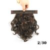 CEXIN Heat Resistant Cute Ponytail Wig, Point Wig, Automatic Ponytail, Exterior, Short, Curls, Partial Wig, Hair Extensions - lt brn