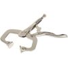 Visegrip 4sp Locking C Clamp 4in - Swivel Pad
