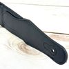 Walker & Williams LIC-12 Black Padded Strap with Traditional Tooling and Cross