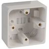 1G 44MM Moulded Box Surface | Back Boxes/MOUNTING Boxes Electrical, 1 X Qty - 9041