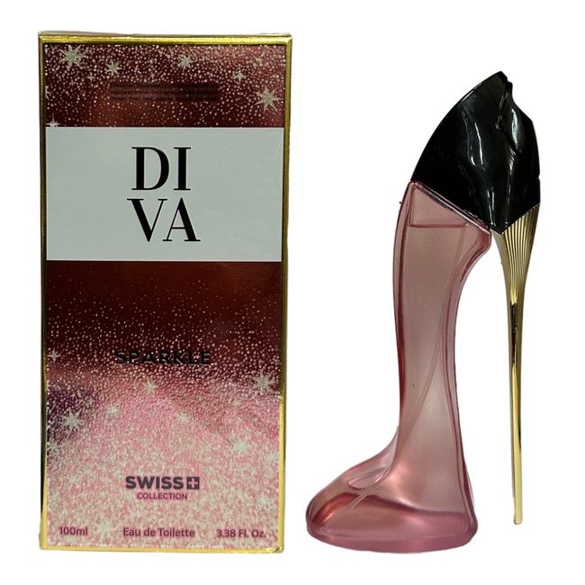 DIVA Sparkle 3.3oz EDT by Swiss Collection for Women New Sealed Box
