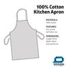 80th Birthday Apron 80 Kitchen Cooking Gift for Him Her (Black)