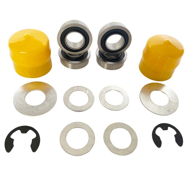 DEEG Replacement for John Deere Lawn Mower Front Wheel Bearing Kit LA100 L105 LA115 LA125 LA130 LA135 LA140 LA145 LA150 LA155 LA165 LA175 x300 d120 D140 D130 D110 D170 L110 L120 L130 L135