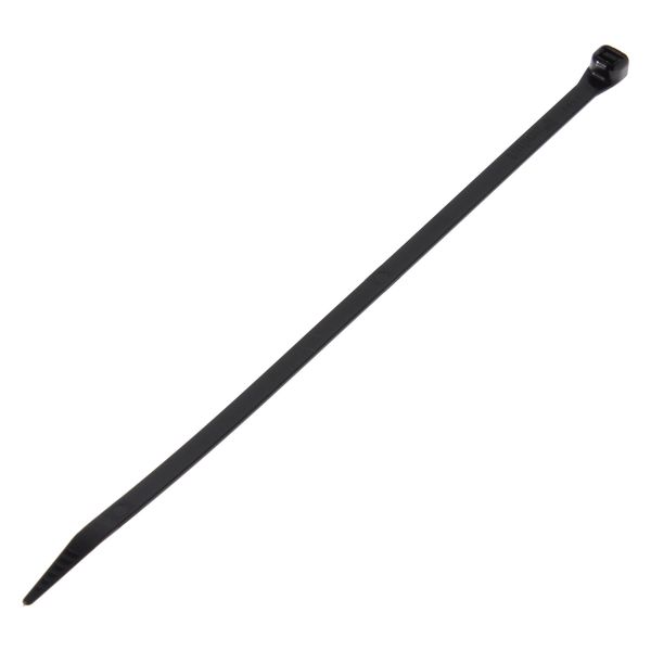 Panduit PLT150B Super Grip Nylon Cable Ties for Electricians, Weather Resistant Black, Width 0.17 inches (4.3 mm), Length 6.2 inches (157 mm), Pack of 100