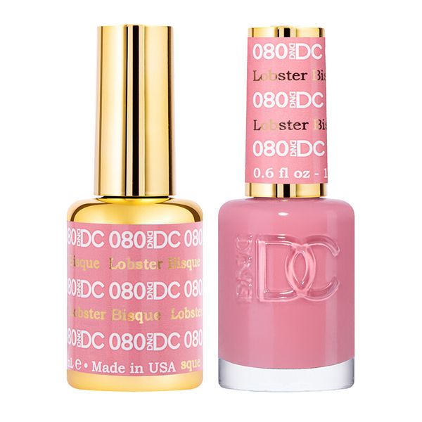 DND DC Soak Off Gel + Nail Polish - 080 - Lobster Bisque