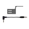 Aluminum Expandable Microphone Mount with Audio Cable for Insta360 X4 Microphone Holder