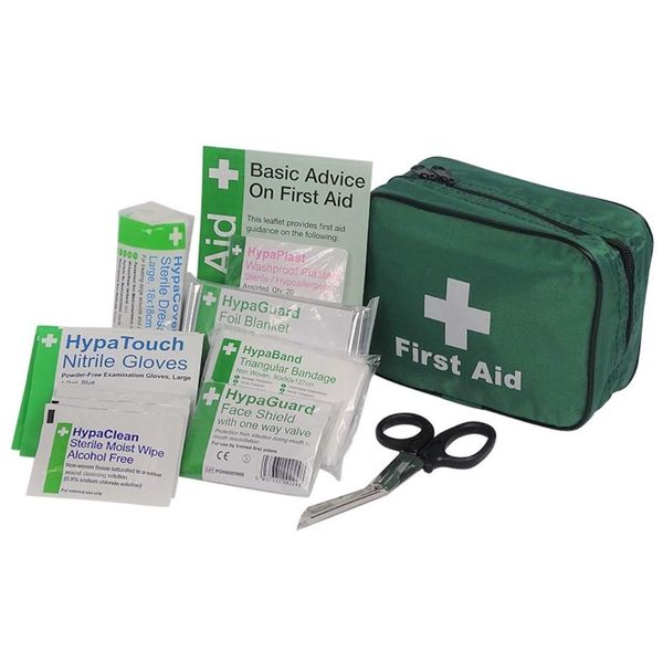 Small Personal Issue First Aid Kit BS 8599-1: 2019 Compliant (Belt Pouch)