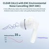 	A40 Pro Wireless Earbuds 50Hrs Playtime Bluetooth  Built in Noise Cancellation	