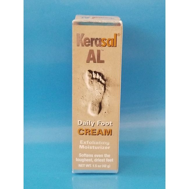 Kerasal AL Daily Foot CREAM - Exfoliating Moisturizer 1.5 oz ( 42 g )