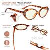 Eyekepper 12 pack Blue Light Blocking Reading Glasses Oval Computer Readers for Women +0.75