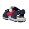 Geox Boys' B Flaffee Boy Sandal, Navy red