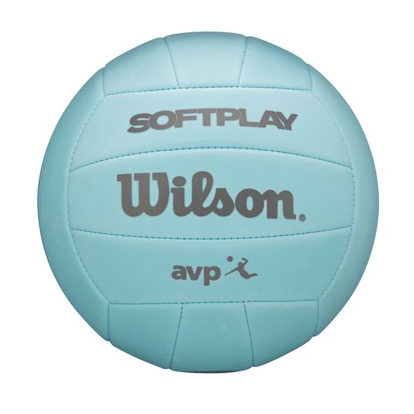 Wilson Volleyball Super Soft Play, Kunstleder, Outdoor und Indoor-Volleyball, Beachvolleyball, Königlich/Marine