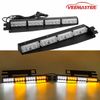 32 LED Emergency Warning Strobe light Bar +2 In 1 LED Sun Visor Windshield Light