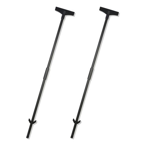 2 Pcs Yard Sign Stakes for Ground Lawn Yard, 36 in Heavy Duty Garden Stakes with Anti-Wind Barbed Anchors, Lightweight & Abjustable Yard Sign Holder, Sturdy, Easy to Install