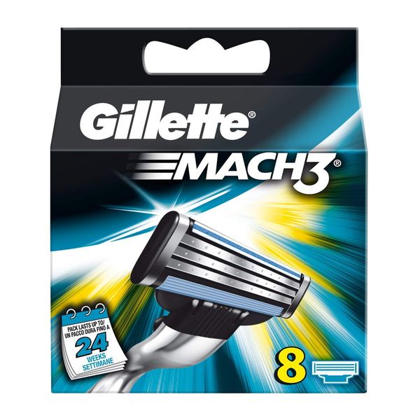 Gillette Mach 3 Blades – (Pack of 8)
