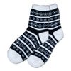 Earth Therapeutics Products Thermal Double Layer Socks - Black Nordic Pattern