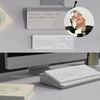 TOWON Desktop Glass Whiteboard with Basic Calculator, 12 Digit LCD Display, W...