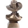 Nemesis Now John Wayne Bust Figurine 18cm Bronze, Resin
