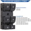 Window Switch Control for 2014- 2021 Chevy Silverado GMC Sierra Canyon DWS1778